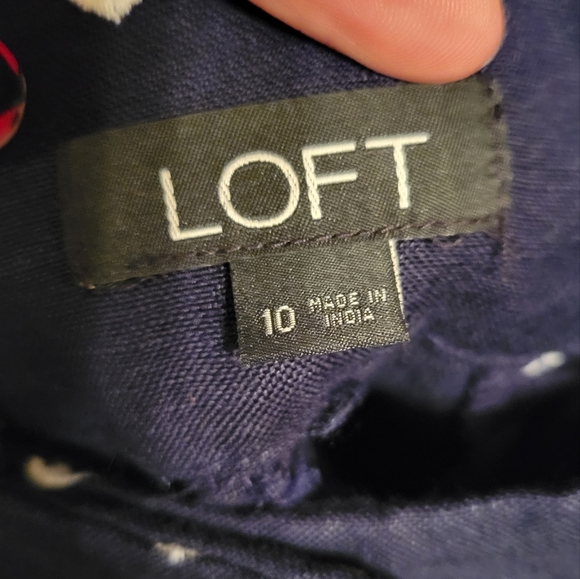 Loft Marine Style Navy Blue Shorts, Size 10 - Picture 3 of 6